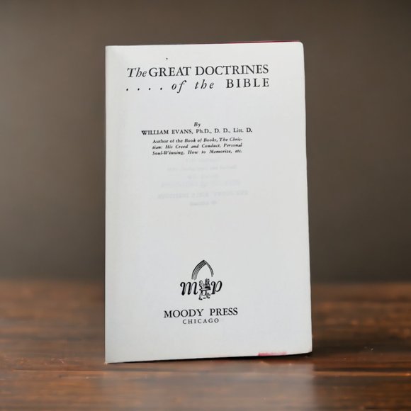 1949 Edition The Great Doctrines Of The Bible William Evans Moody Bible - Picture 4 of 12